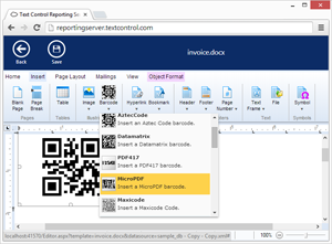 Adding barcode support for 1D and 2D barcode types incl. QR, Matrix and UPS